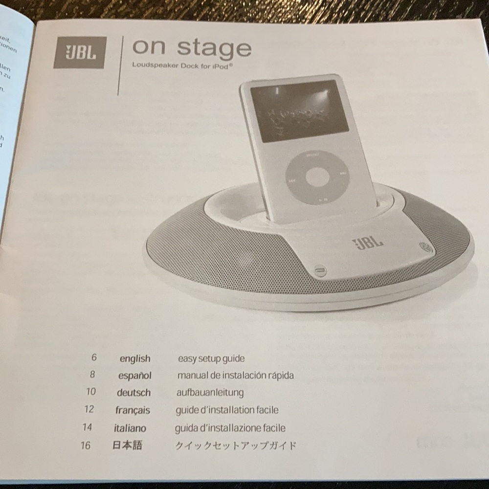 JBL iPod dock. - Picture 2 of 3
